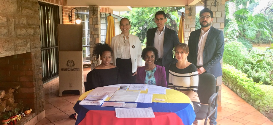 El Consulado de Colombia en Nairobi dio apertura oficial a elecciones en el exterior para Congreso de la República