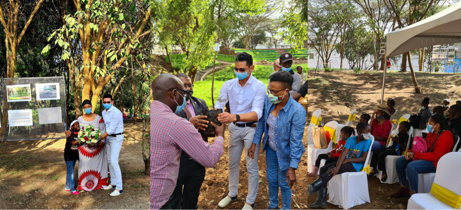  Embajada de Colombia en Kenia participa del lanzamiento del primer Jardín de Paz en Nairobi 